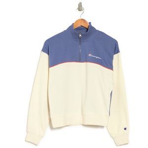 CHAMPION Campus French Terry 1/4 Zip Pullover Size:X-Small New with Tag!